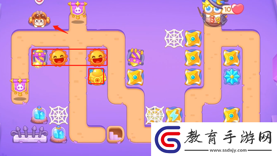 保衛蘿卜4阿波與魔法寶藏第36關怎么通關