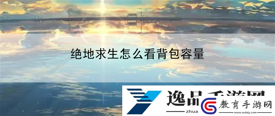 絕地求生怎么看背包容量