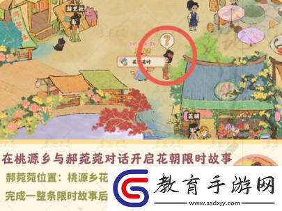 桃源深處有人家游花市收集攻略