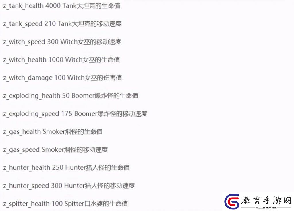 求生之路2秘籍代碼玩法大全
