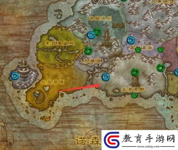 魔獸世界懷舊服wlk龍骨荒野怎么去