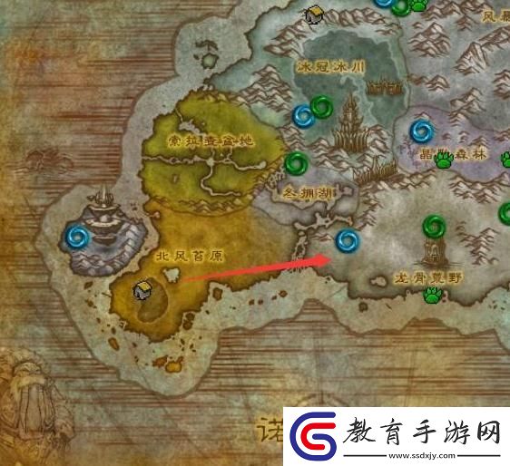 魔獸世界懷舊服wlk龍骨荒野怎么去