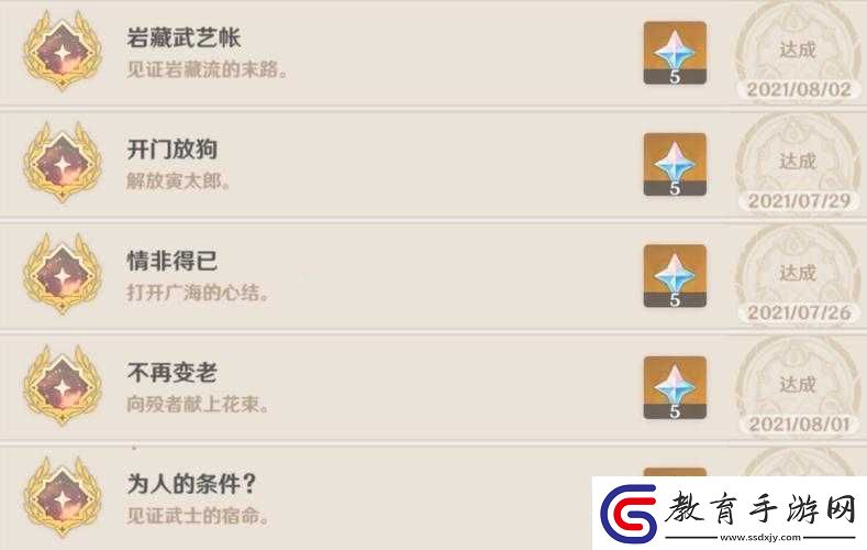 原神每日委托隱藏成就驚喜大禮攻略