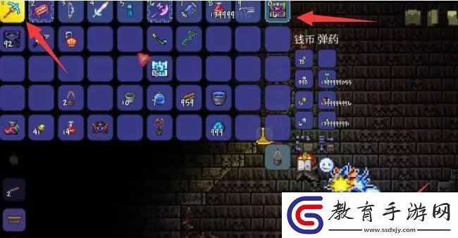 泰拉瑞亞怎么卡地牢五神器寶箱