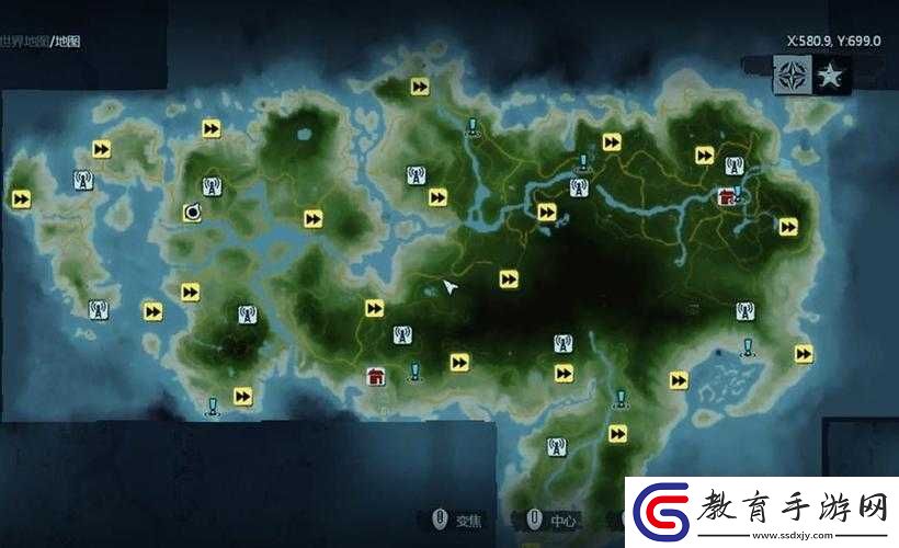 孤島驚魂3全信號塔地圖位置