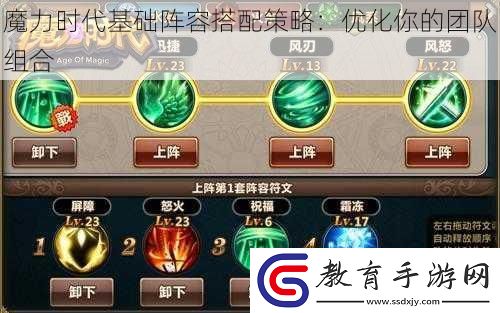 魔力時代基礎陣容搭配策略