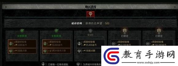 暗黑破壞神4聲望獎勵如何獲得