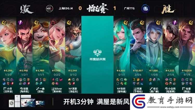 風(fēng)簫狄仁杰一人面對千軍萬馬游刃有余！TTG10EDG