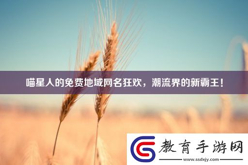 喵星人的免費地域網名狂歡潮流界的新霸王！