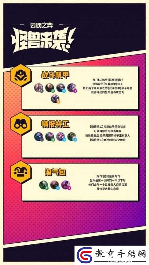 云頂之弈s8戰(zhàn)斗機甲羈絆效果解析