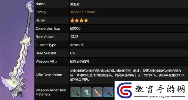 原神彌堅骨武器介紹