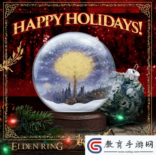 艾爾登法環圣誕賀圖來襲