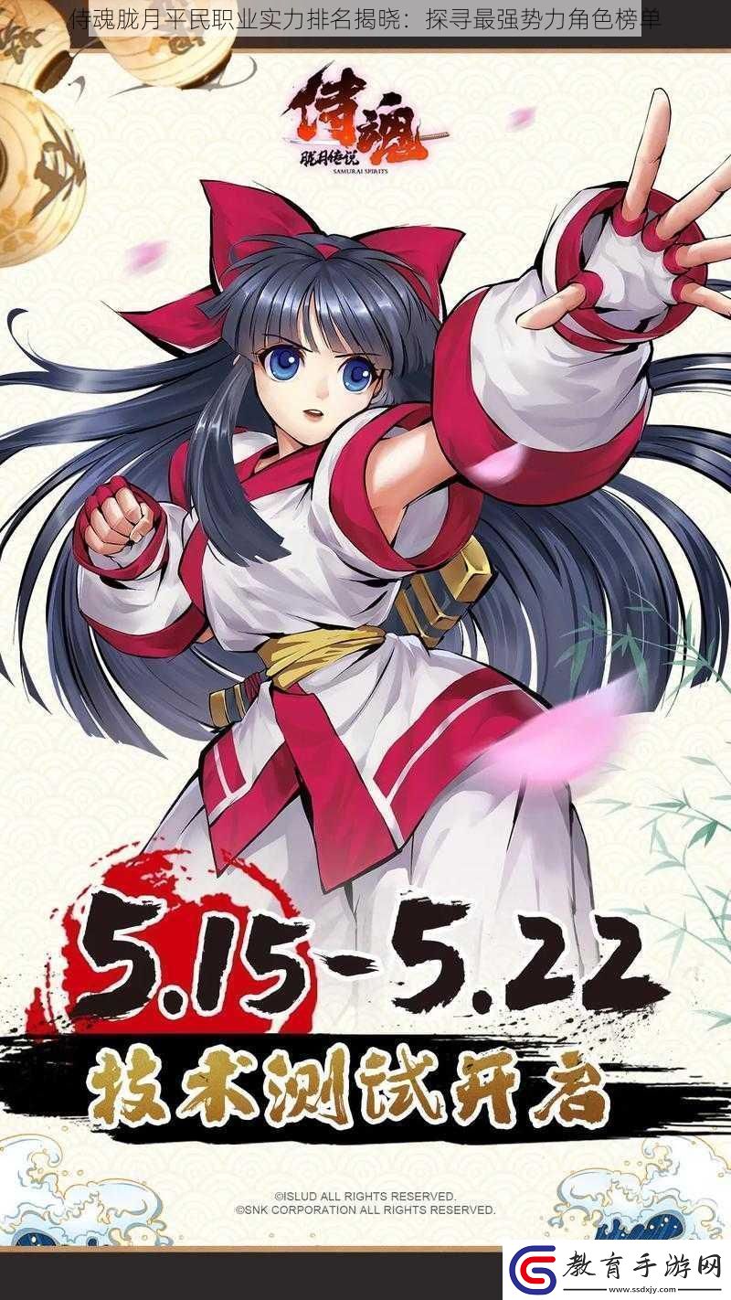 侍魂朧月平民職業實力排名揭曉