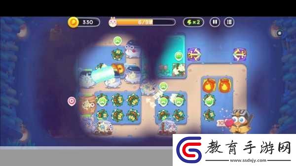 保衛蘿卜4阿波與魔法寶藏第59關深度攻略