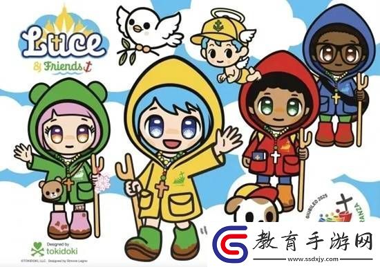 梵蒂岡教會二次元吉祥物二創(chuàng)美圖