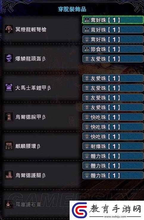 怪物獵人世界輕弩奶媽角色高效輔助與輸出兼備的完美配裝推薦