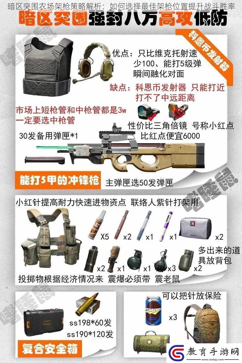 暗區(qū)突圍農(nóng)場架槍策略解析