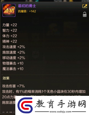 dnf手游最初的勇士稱號屬性是什么