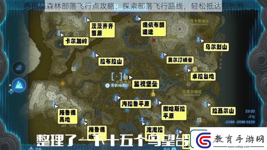 費伍德森林部落飛行點攻略