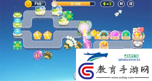 保衛蘿卜4太空穿越第14關怎么過