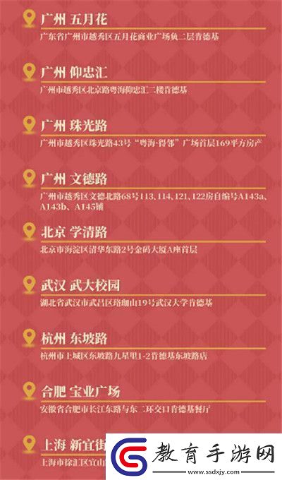 原神肯德基主題店有哪些