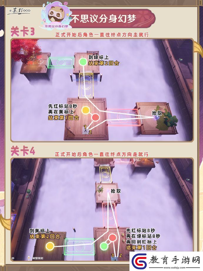 原神三川游藝綺夢譚第四天怎么過